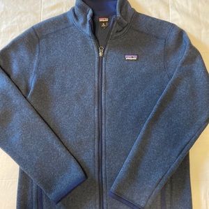 Patagonia Boys Navy Full-Zip Lightweight Coat